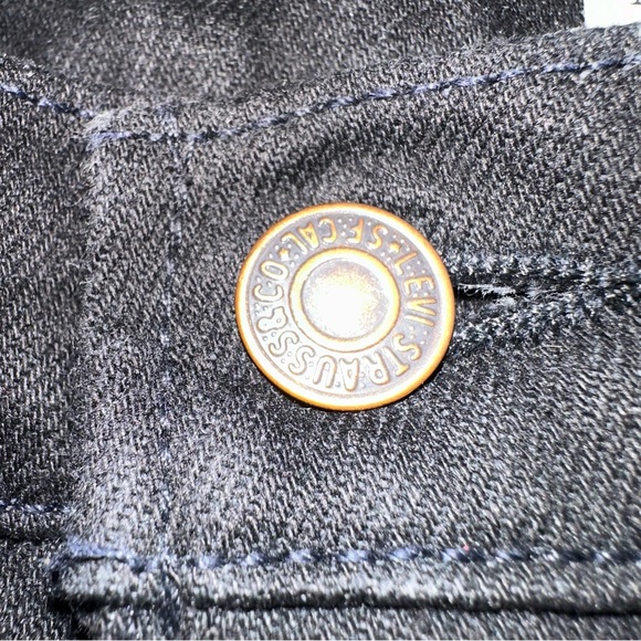 Levi's 550 Relaxed Fit Tapered Leg USA Made Black Jeans 32x32 - Vintage 1995 - Picture 8 of 9